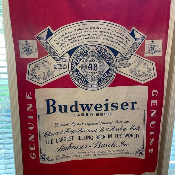 Anheuser Busch Budweiser BIG Flag Banner - Picture 2 of 16